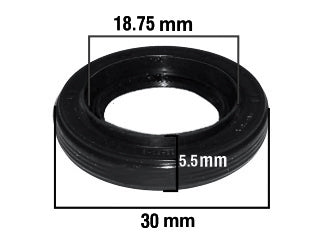 RETENES DIRECCION LIVIANOS TOYOTA COROLLA 86-98 SINFIN DIRECCION HIDRAULICA 18.75X30X5/5.5MM A273_