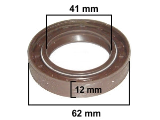 RETENES DIFERENCIAL Y CAJA LIVIANOS FORD RANGER 4X4 ENTRADA REDUCTORA/SALIDA CARDAN DELANTERO Y TRASERO CAJA TRANSFERENCIA 41X62X12 MM_