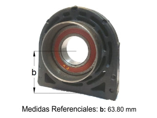 RODAMIENTOS DE CARDAN LIVIANOS FORD RANGER 4X2-4X4 2.3-2.5-2.8 TDI SIN CHAPA SOPORTE DIAMETRO INTERIOR 40 MM_
