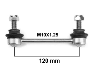 BIELETAS DE SUSPENSION FIAT DOBLO/CARGO TRASERA LARGO 118MM - RM10X1.25_
