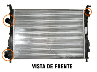 RADIADORES LIVIANOS FIAT PALIO FIRE 1.3-1.6 SIN AA-1.4 CON AA/SIENA/IDEA 1.3-1.6 FIRE S/AA C/TERMOCONTACTO 525X377X21MM_