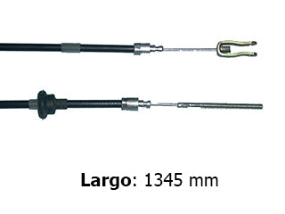 CABLES FRENO DE MANO LIVIANOS DODGE POLARA/VALIANT/GTX/CORONADO TRAMO DELANTERO - LARGO 1345 MM - FREMEC 2_