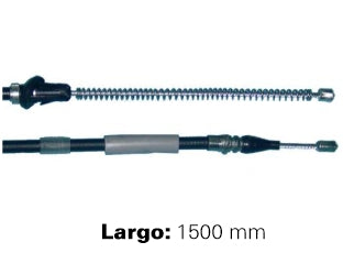 CABLES FRENO DE MANO LIVIANOS FORD F100 66/73 FRENO TRASERO IZQUIERDO - LARGO 1500 MM_