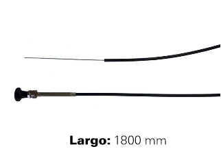 CABLES CEBADOR UNIVERSAL - CAPOT/CEBADOR - CON VAINA DE ACERO - LARGO 1800MM_