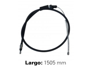 CABLES FRENO DE MANO LIVIANOS FORD F100 81/84 FRENO TRASERO DERECHO - LARGO 1505 MM - FREMEC 185_