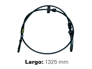 CABLES DE ACELERADOR LIVIANOS FORD ESCORT SIN AA ../92 LARGO 1325 MM_