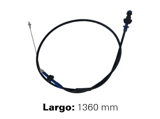 CABLES DE ACELERADOR LIVIANOS FORD ESCORT/ORION 1.6 CHT CARBURADO 92/96 / VOLKSWAGEN POINTER 1.6 AE CARBURADO 93/94 LARGO 1360 MM
