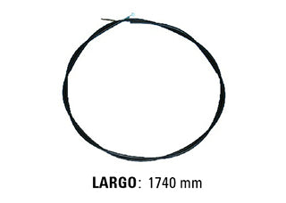 CABLES APERTURA CAPOT LIVIANOS VOLKSWAGEN GOL/GACEL/SENDA/SAVEIRO 85/94 SIN MANIJA - LARGO 1740 MM_