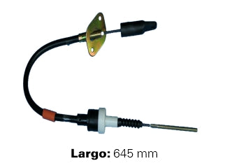 CABLES DE EMBRAGUE LIVIANOS FIAT UNO/DUNA/FIORINO BRASILEROS 1.0 SPI 91/95 LARGO 645 MM - FREMEC 454_