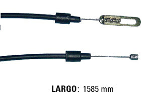 CABLES APERTURA CAPOT LIVIANOS FIAT UNO 85/03/DUNA 95/.. SIN MANIJA LARGO 1585 MM_
