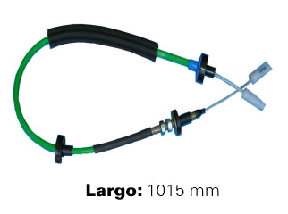 CABLES DE EMBRAGUE LIVIANOS VOLKSWAGEN GOL/SAVEIRO 1.6 CHT 89/93 HORQUILLA PLASTICA - LARGO 1015 MM_