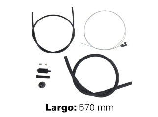 CABLES DE ACELERADOR LIVIANOS PEUGEOT 205/405 TODOS LOS MODELOS - KIT PARA ARMAR - LARGO 1355 MM - FREMEC 762_