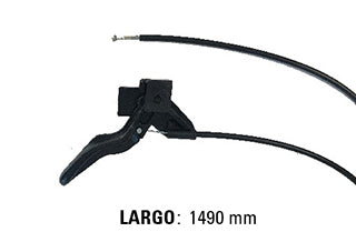 CABLES APERTURA CAPOT LIVIANOS CHEVROLET CORSA 94/../CLASSIC 10/17 CON MANIJA - LARGO 1490 MM_