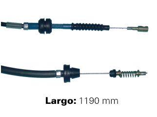 CABLES DE ACELERADOR LIVIANOS FORD F100/F1000 2.5 MAXION HSD 95/.. LARGO 1190 MM_