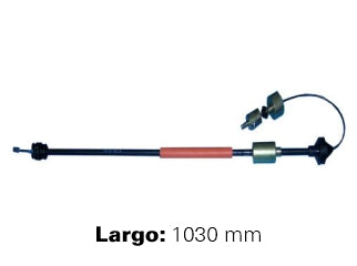 CABLES DE EMBRAGUE LIVIANOS RENAULT MEGANE/SCENIC DIESEL 97/.. CON DOS CONTRAPESOS - LARGO 1030 MM - FREMEC 889_