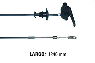 CABLES APERTURA CAPOT LIVIANOS RENAULT 9/11 CON MANIJA - LARGO 1240 MM - FREMEC 893_