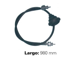CABLES VELOCIMETRO LIVIANOS FIAT 147/SPAZIO/FIORINO 1.3 D 83/88 CON GUARDAPOLVO - LARGO 980 MM - ROSCAS M18-M18 - FREMEC 1013_