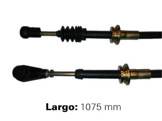 CABLES CAMBIOS - SELECTORA DE CAJA LIVIANOS PEUGEOT BOXER / CITROEN JUMPER / FIAT DUCATO 2.5D-2.8TDI 95/98 CAJA ME-SELECCION-ROTULA CHICA-L:1075
