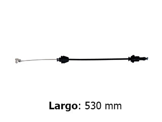 CABLES DE ACELERADOR LIVIANOS RENAULT CLIO II 1.6 16V K4M CON GNC - 1.5 DCI/SYMBOL 1.5 DCI LARGO 530 MM_