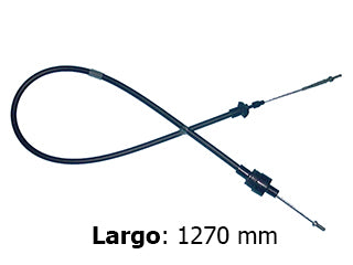 CABLES DE EMBRAGUE LIVIANOS FORD ESCORT/ORION 1.6 AE - CHT 83/.. ADAPTACION - CON REGULADOR - LARGO 1270 MM_