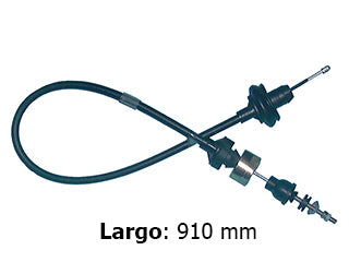 CABLES DE EMBRAGUE LIVIANOS PEUGEOT 207/HOGGAR 1.4 8V TU3JP - 1.6 16V TU5JP4 ADAPTACION - REGULACION MANUAL - LARGO 910 MM