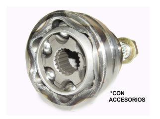 JUNTAS HOMOCINETICA LADO RUEDA CHEVROLET CORSA/ONIX/PRISMA/AGILE/MONTANA/COMBO ESTRIAS 22/28 - COPA 81 MM - SEGURO INTERNO_