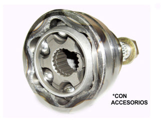 JUNTAS HOMOCINETICA LADO RUEDA PEUGEOT PARTNER/405/PARTNER ESTRIAS 25/25 COPA 90 MM SEGURO INTERNO_