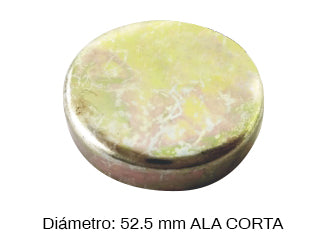 TAPONES DE MOTOR TAZAS DE BLOCK UNIVERSAL MEDIDA 52,5 MM HIERRO - PACK X10