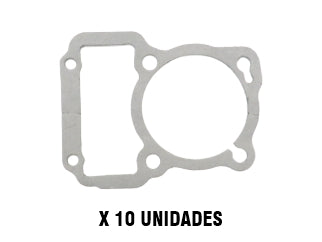 JUNTAS BASE DE CILINDRO MOTO ZANELLA RX 150/MOTOMEL SKUA 150 - PACK X10