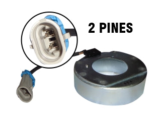 BOBINAS AIRE ACONDICIONADO CHEVROLET CORSA/CLASSIC/CELTA/ONIX/PRISMA/MONTANA BOBINA Y CONECTOR MONTADO PARA ACP 201 HASTA 211_