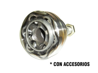 JUNTAS HOMOCINETICA LADO RUEDA RENAULT DUSTER 2.0 16V F4R ESTRIAS 25/35 - LARGO 150MM - COPA 90MM - SEGURO INTERNO_
