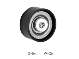 TENSORES ACCESORIOS MERCEDES BENZ SPRINTER 2.2 CDI OM651 POLEA GUIA FIJA LISA 54X26 MM_