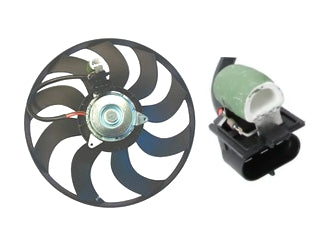ELECTROVENTILADORES CHEVROLET CLASSIC/ONIX/PRISMA/COBALT/SPIN 12/.. ASPIRANTE DIAMETRO 405 MM - FICHA CON RESISTENCIA_