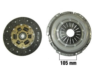 CONJUNTOS PLACA/DISCO EMBRAGUE TOYOTA HILUX 2.8 D/3.0 D / DIAMETRO: 236 MM / 21 ESTRIAS_