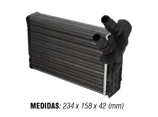 RADIADORES DE CALEFACCION RENAULT CLIO II-III-MIO 99/16/SYMBOL 09/14 234X158X42MM // OEM 7701045552 - 7701044790_