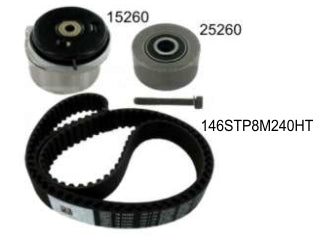 KIT DISTRIBUCION TENSOR+CORREA CHEVROLET CRUZE/SONIC/TRACKER / ALFA ROMEO 159 1.8 16V 10/.._