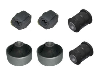 KIT BUJES SUSPENSION COMPLETO CHEVROLET ONIX/PRISMA/SPIN 2013/.. JUEGO DE BUJES TREN DELANTERO - DIAM BARRA 21MM - 6 PIEZAS 610X2