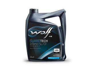 ACEITES MOTOR BIDON ACEITE MINERAL WOLF GUARDTECH 20W50 SL/CF X 4 L - PACK X4