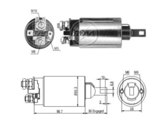 SOLENOIDES DE ARRANQUE FORD RANGER/TRANSIT DIESEL 12V_
