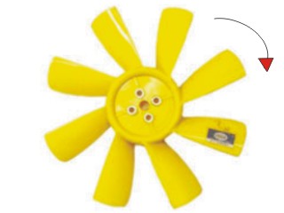 HELICES CHEVROLET C10 / FORD F100 CON MOTOR BORGWARD DIESEL ASPIRANTE DIAMETRO 352 MM_