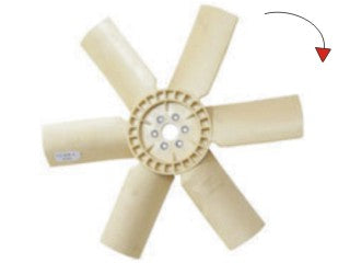 HELICES MERCEDES BENZ 1114/1517 OM 352 CON DIRECCION HIDRAULICA ASPIRANTE DIAMETRO 515 MM - PALETA BLANCA_