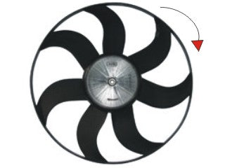 HELICES VOLKSWAGEN GOL TREND/FOX/SURAN/VOYAGE CON AA PARA ELECTRO OMER SOPLANTE DIAMETRO 395 MM_
