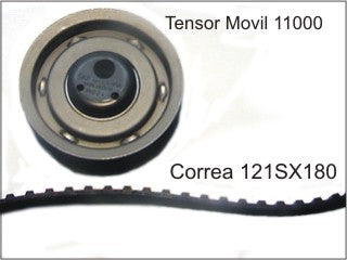 KIT DISTRIBUCION TENSOR+CORREA VOLKSWAGEN/FORD MOTOR AUDI 1.6/1.8/2.0_
