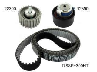 KIT DISTRIBUCION TENSOR+CORREA FIAT DUCATO / CITROEN JUMPER / PEUGEOT BOXER 2.3 JTD 10/.. _