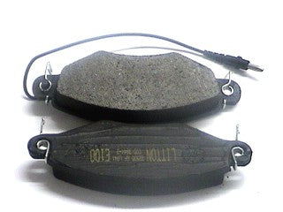PASTILLAS DE FRENOS LIVIANOS PEUGEOT 206 / RENAULT KANGOO DELANTERA 130.78X47.15X18.00 MM CON SENSOR ELECTRICO UNIPOLAR_