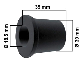BUJES DE SUSPENSION LIVIANOS ISUZU LUV / HONDA PASSPORT BUJE ELASTICO TRASERO - PACK X4