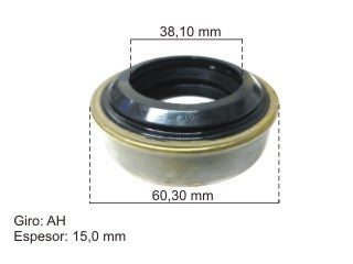 RETENES MOTOR LIVIANOS FORD TRANSIT RETEN DE BANCADA 79.00X99.00X9.50 MM - GIRO AH_