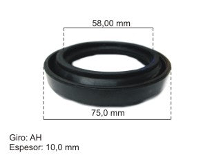 RETENES DIFERENCIAL Y CAJA PESADOS MERCEDES BENZ L911-912-1112-1114-1514-1517-1518 RETEN CAJA DE VELOCIDADES 58.00X75.00X12.00 MM-LZ-L_