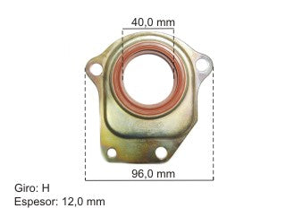 RETENES MOTOR LIVIANOS FORD FIESTA/FOCUS/MONDEO/ESCORT/COURIER 1.8 D-TD RETEN ARBOL AUXILIAR 40 MM - GIRO H_