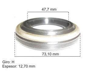 RETENES DE RUEDA LIVIANOS OPEL K180 RETEN RUEDA TRASERA EXTERIOR 47.62X73.00X12.20 MM - A 025-L_